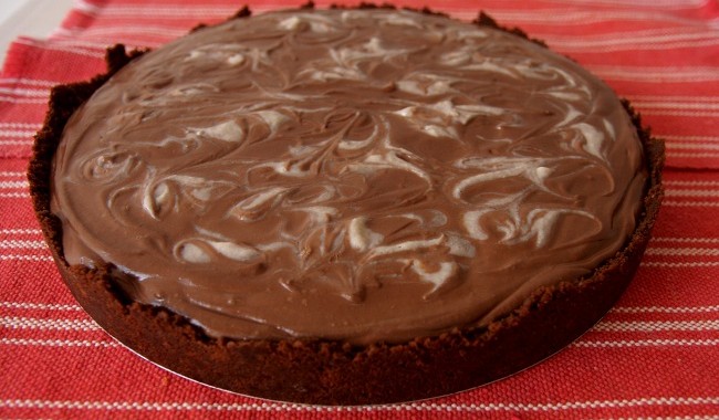 Torta gelada de chocolate