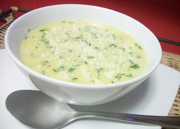 Receita de Sopa Cremosa de Milho Verde