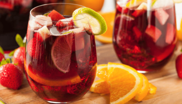 Sangria de vinho tinto