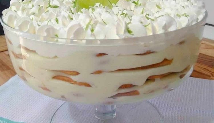 Receita de pavê de chocolate branco com mousse de limão
